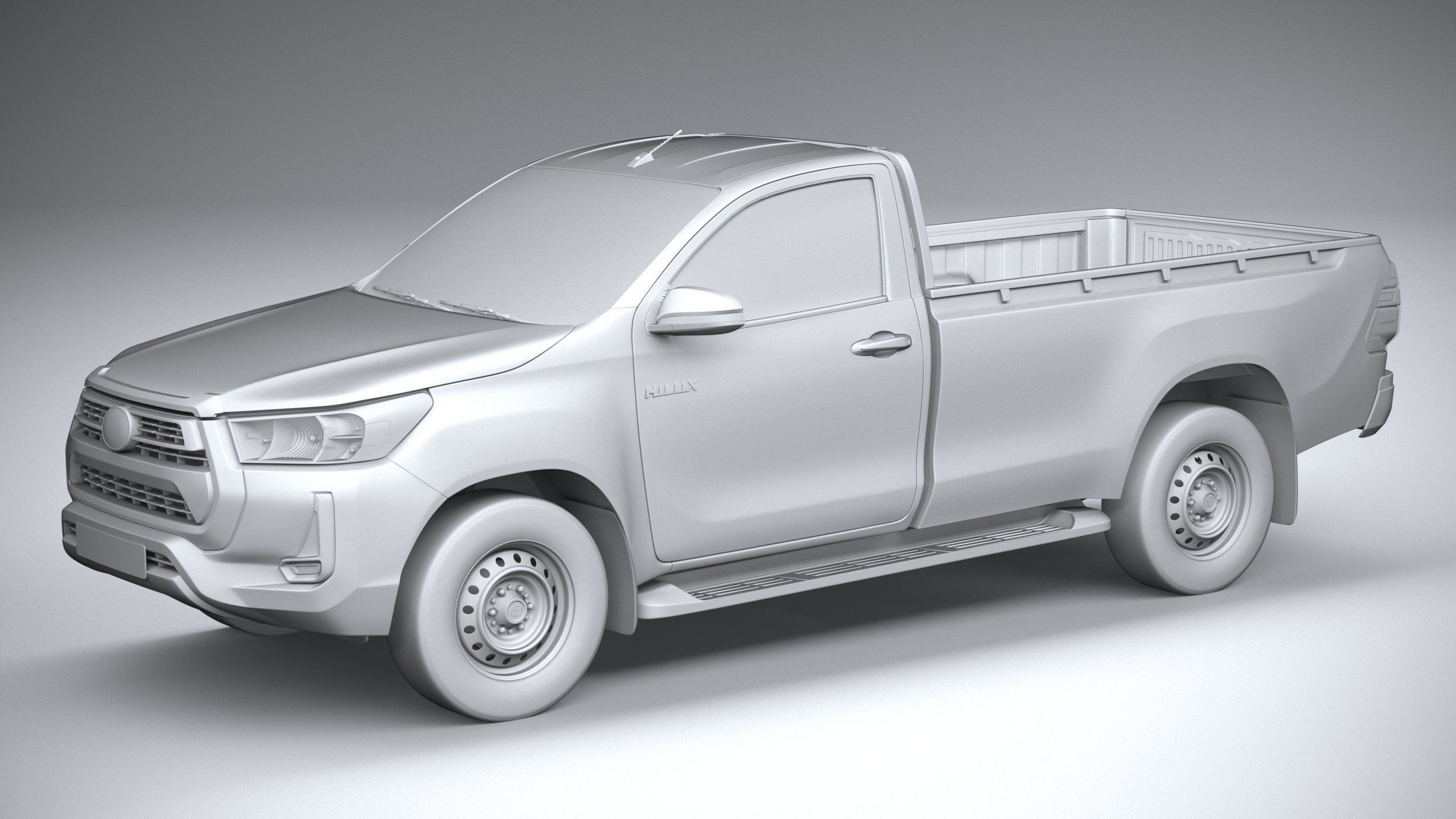 Toyota Hilux Regular Cab 2021 3D model_19