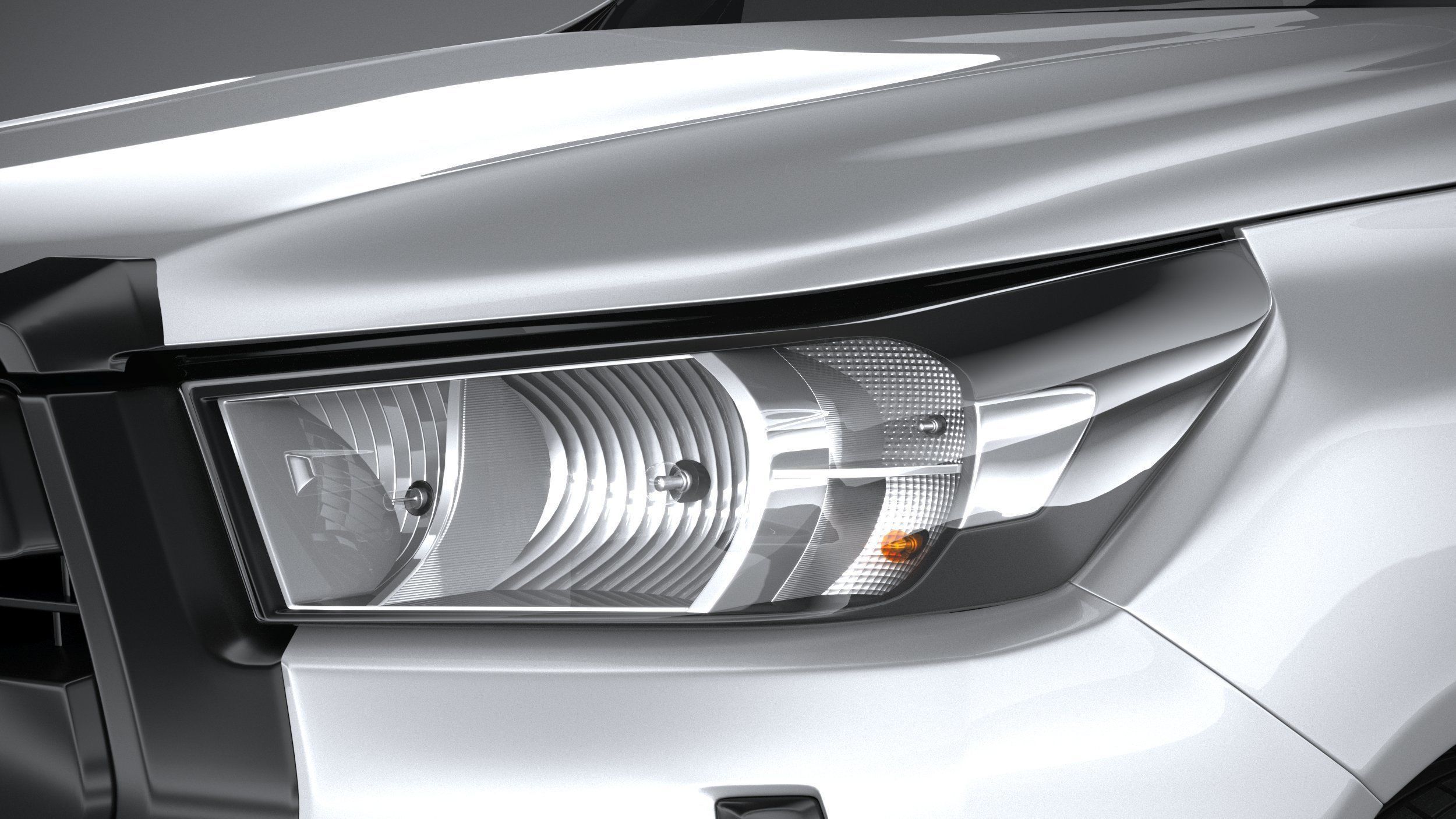 Toyota Hilux Regular Cab 2021 3D model_14