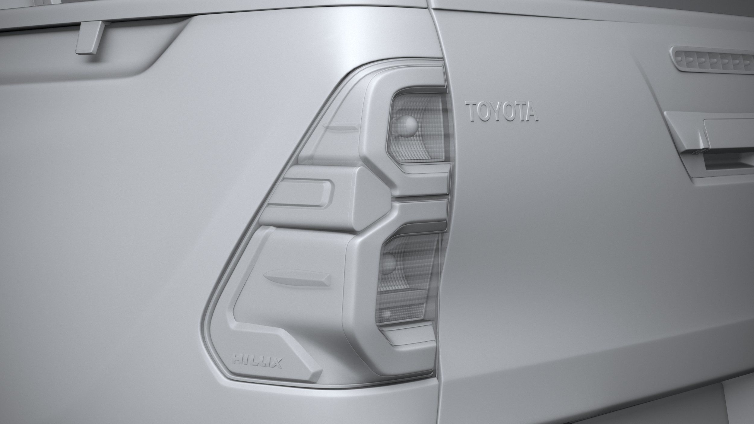 Toyota Hilux Regular Cab 2021 3D model_24