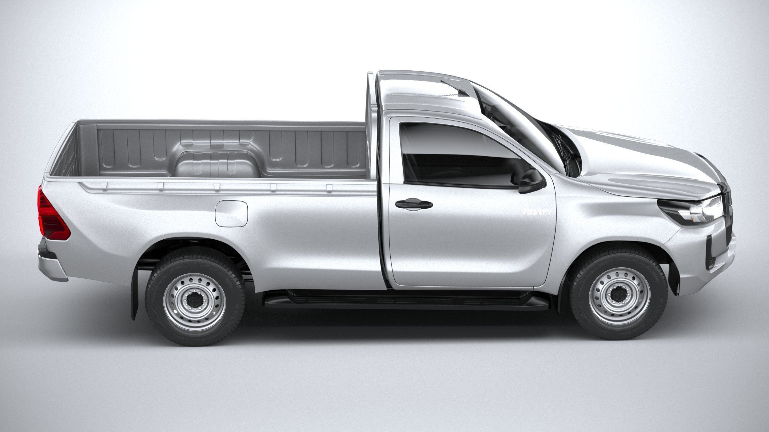 Toyota Hilux Regular Cab 2021 3D model_11