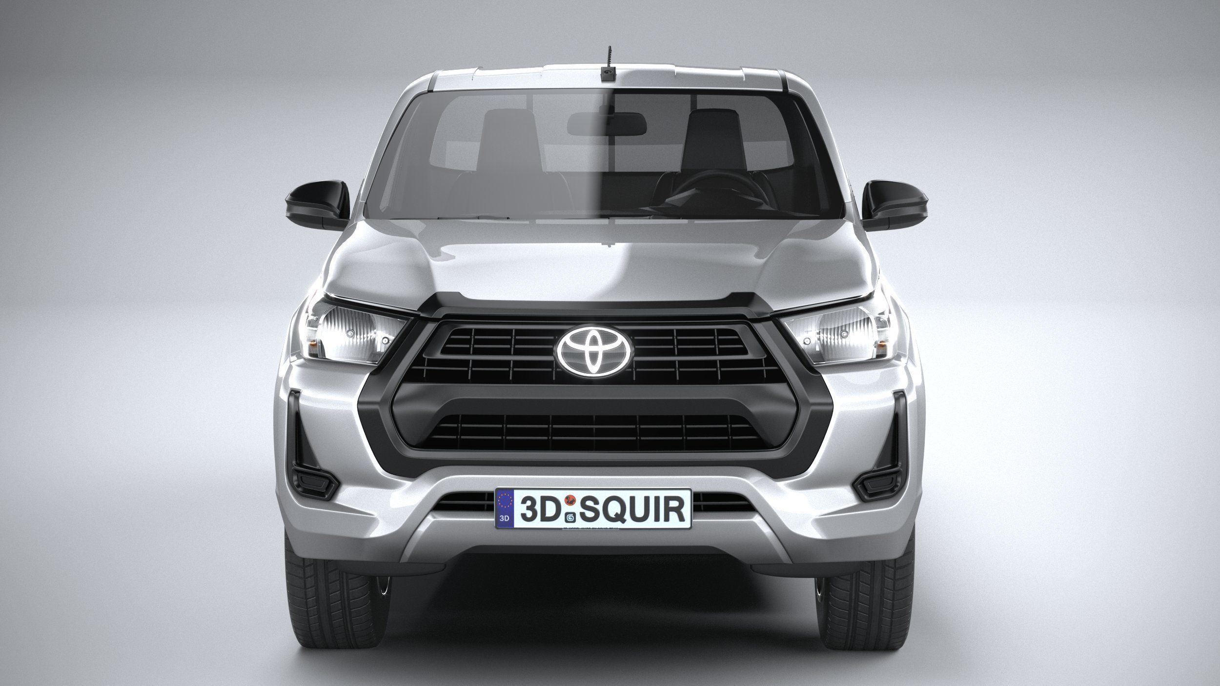 Toyota Hilux Regular Cab 2021 3D model_13