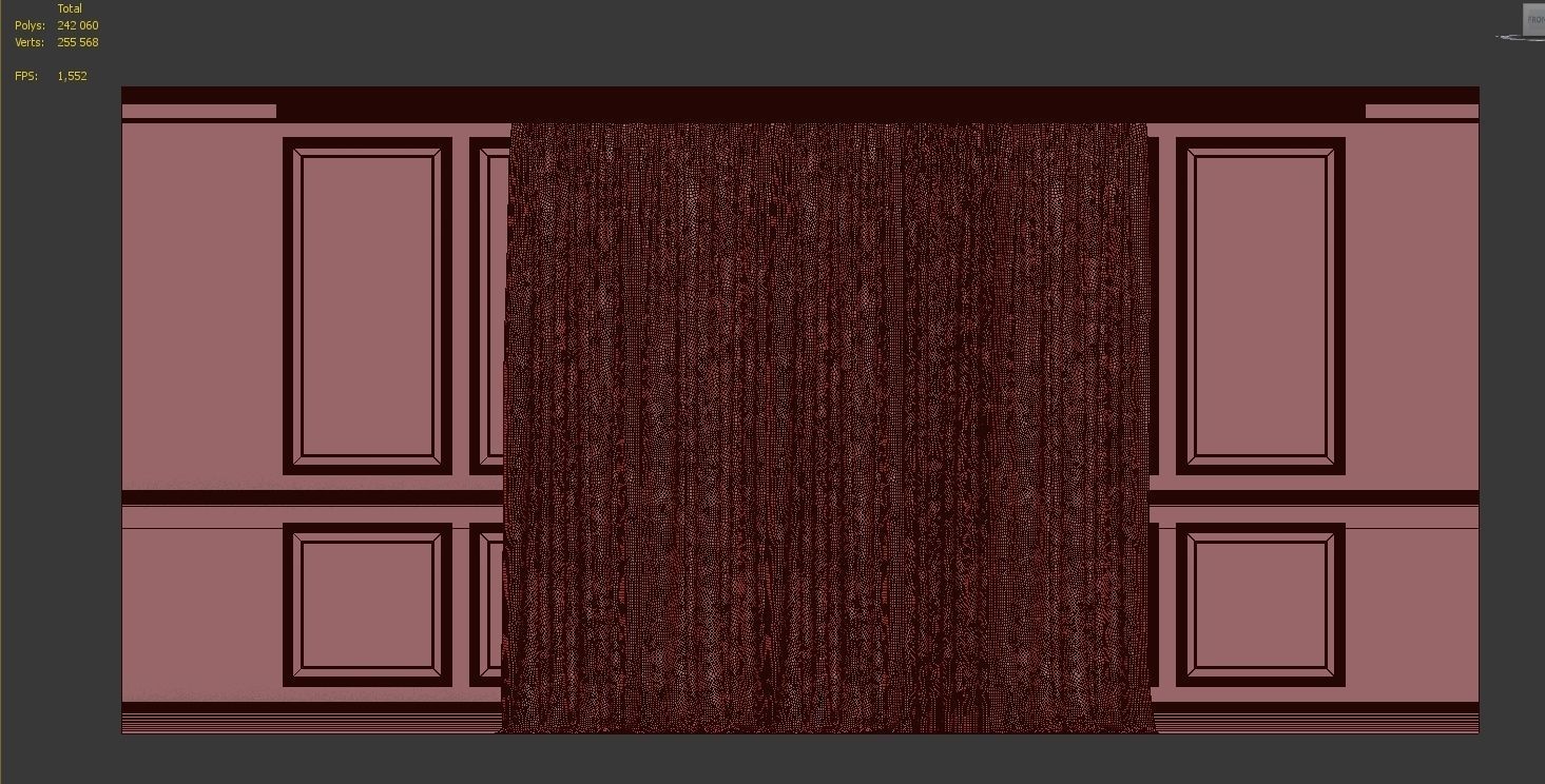 Curtain Set 315 3D model_4