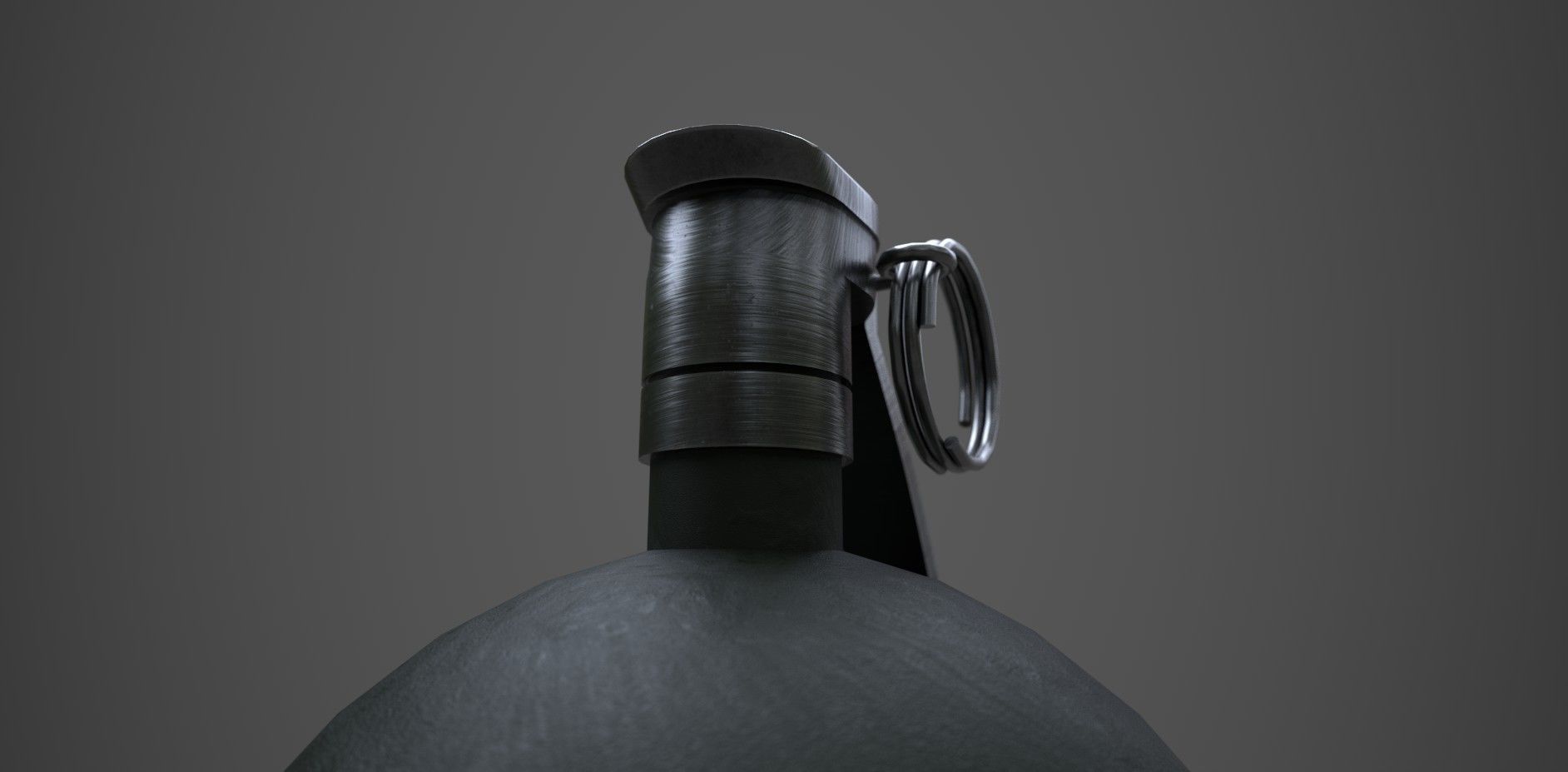 M67 Frag Grenade Low-poly 3D model_3