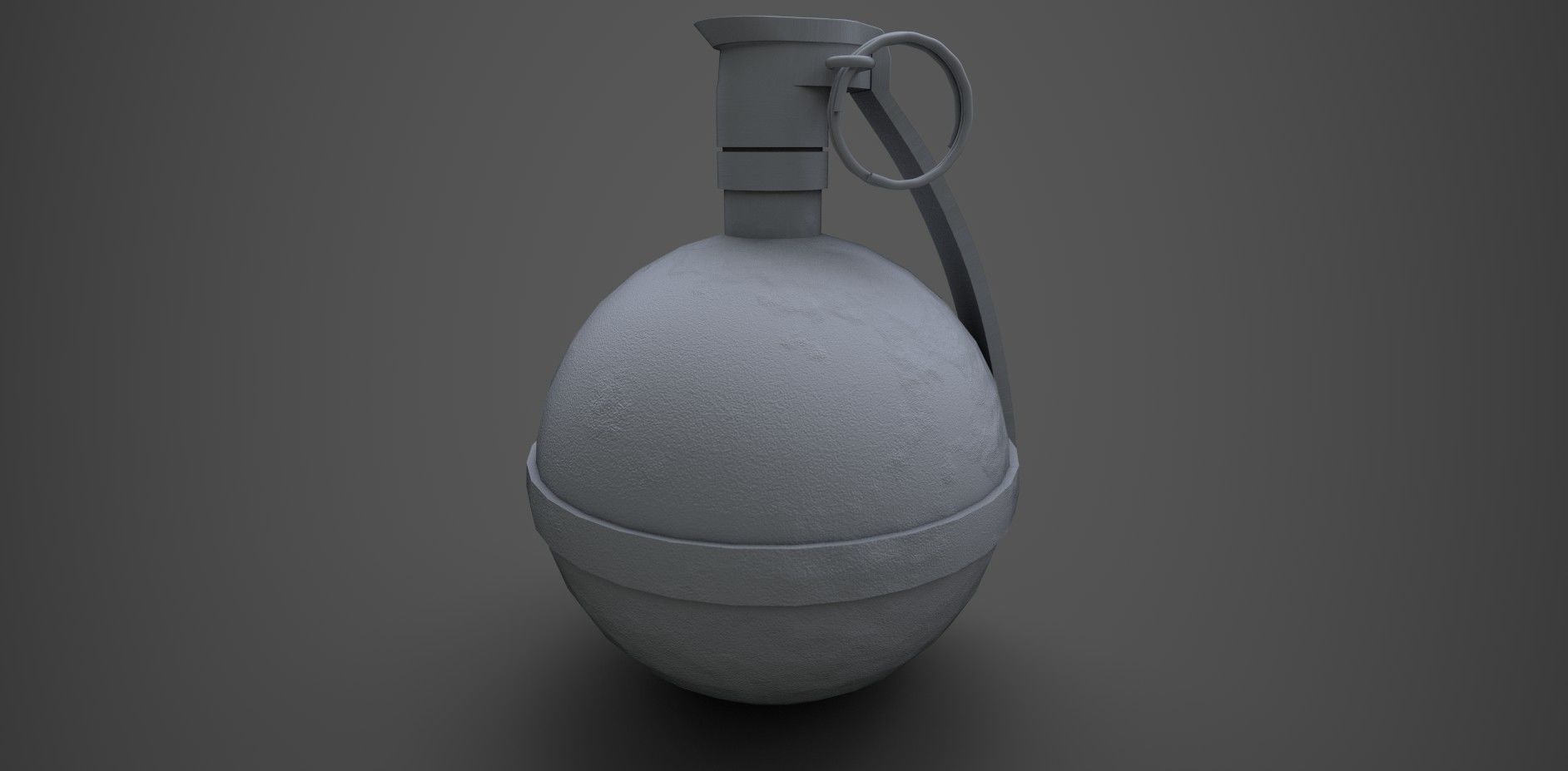 M67 Frag Grenade Low-poly 3D model_5