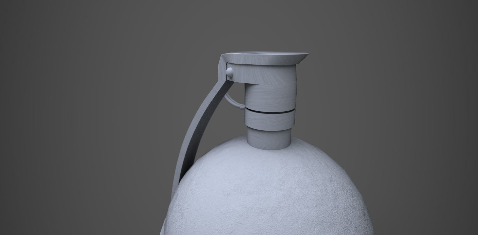 M67 Frag Grenade Low-poly 3D model_7