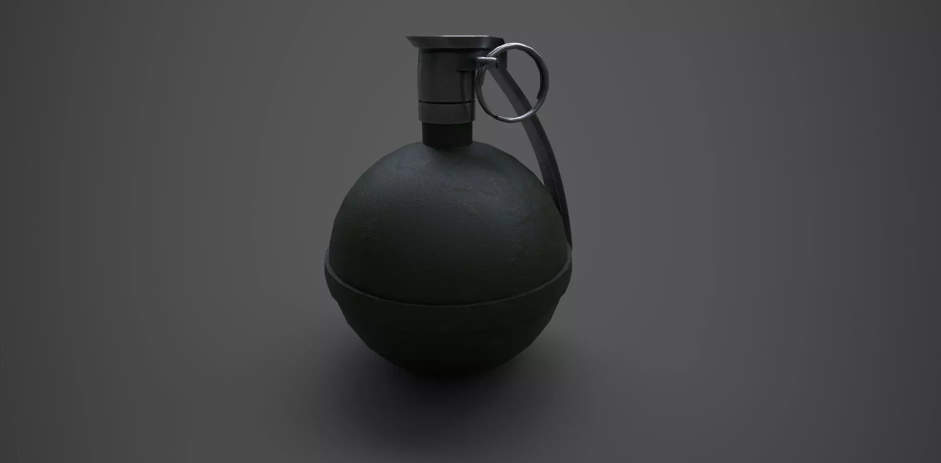 M67 Frag Grenade Low-poly 3D model_0