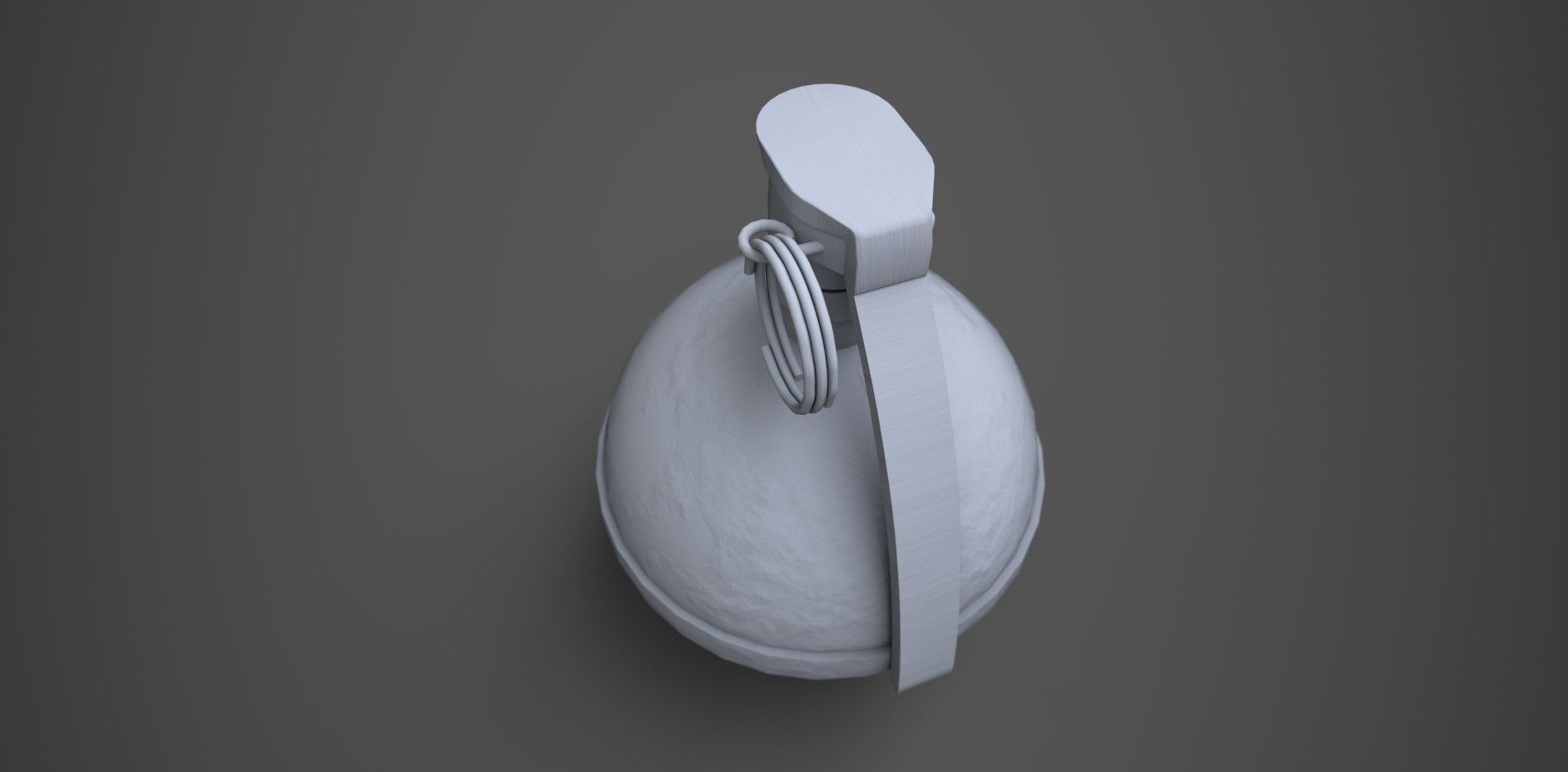 M67 Frag Grenade Low-poly 3D model_6