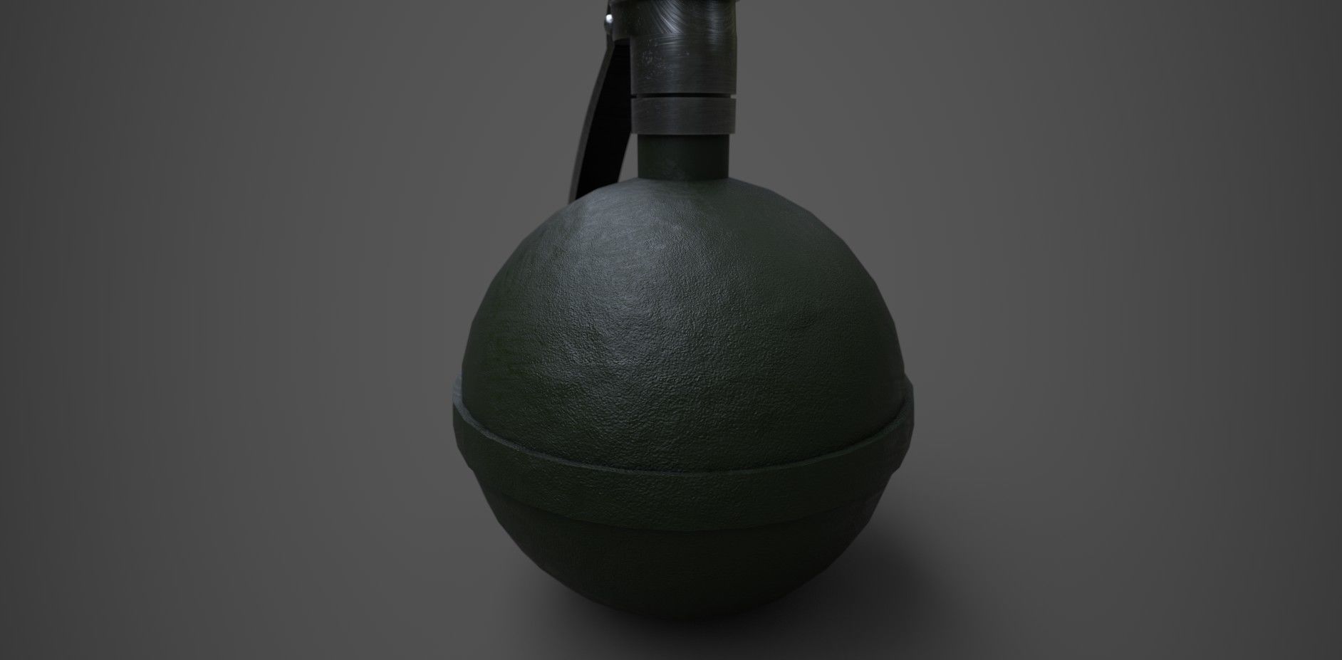 M67 Frag Grenade Low-poly 3D model_4