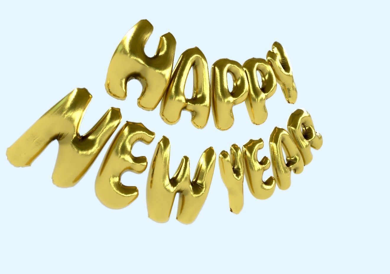HAPPY NEW YEAR 3D model_1