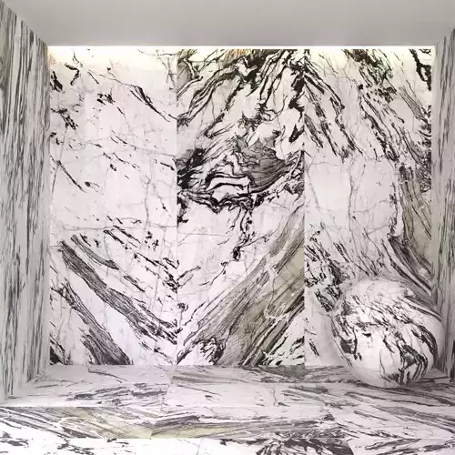 Explosion black marble