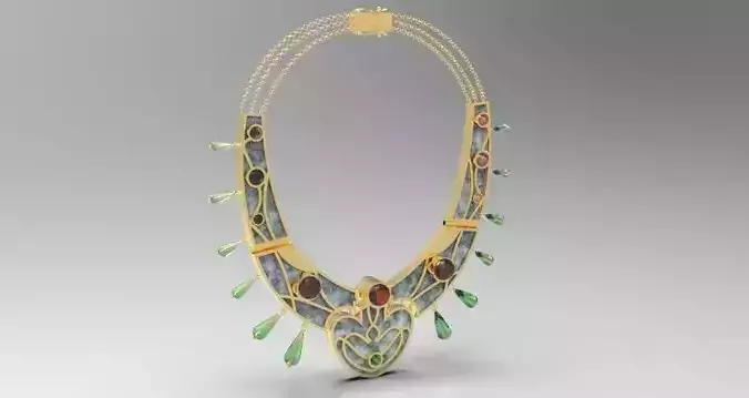 Indian inspired neck piece