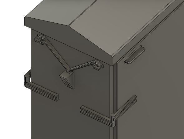 Model Railway Lineside Cabinets Modern 1 3D print model_7