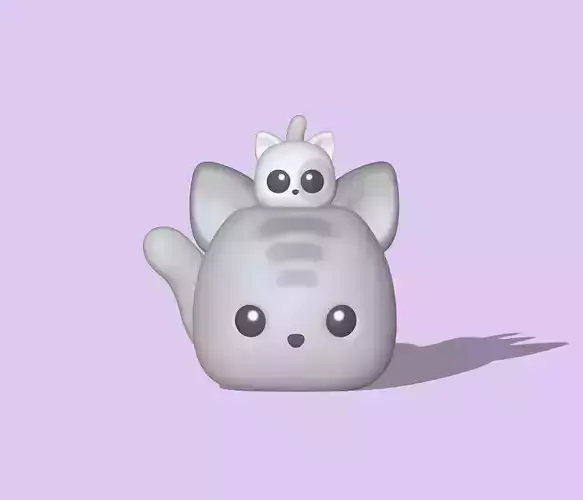Mother Day -  Mom Cat and Son  3D print model