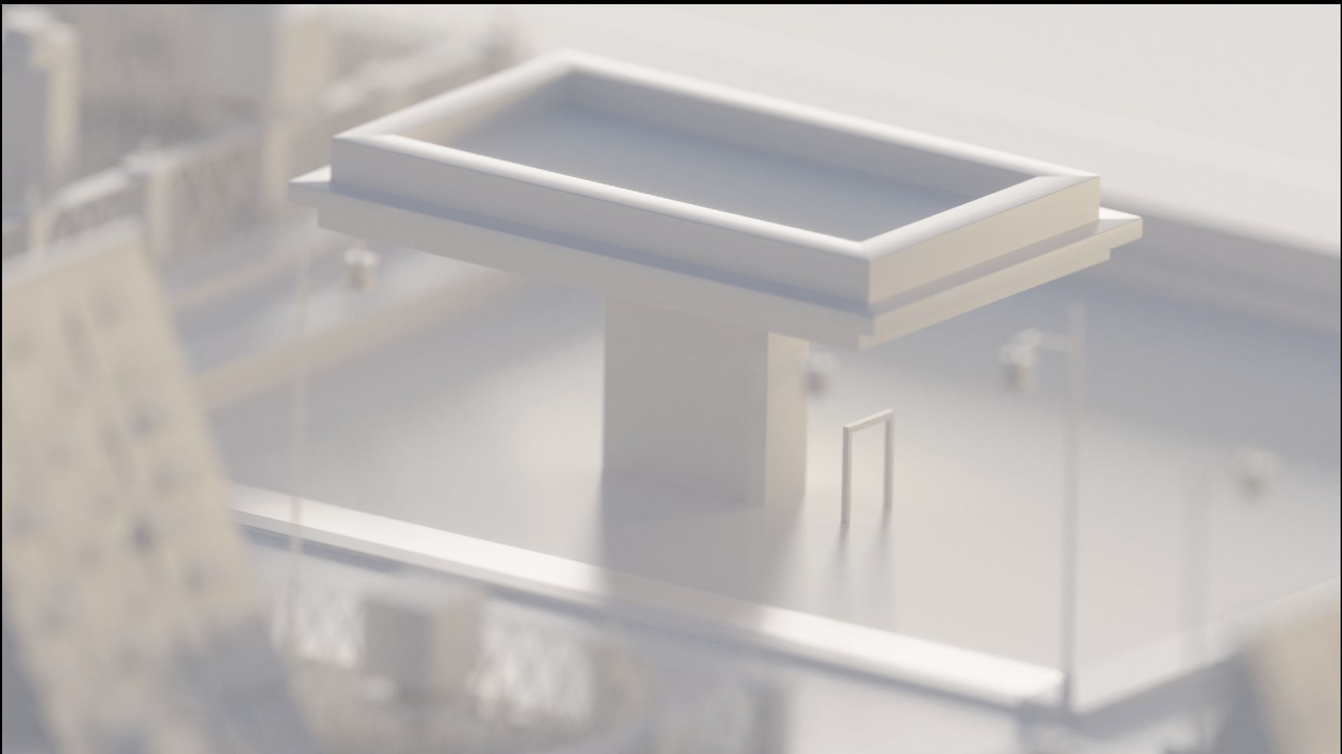 Lowpoly Modular City Street 3D model_5