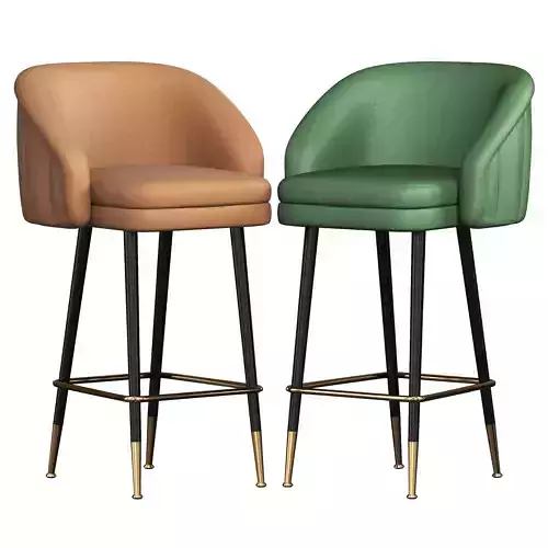dark green bar stools