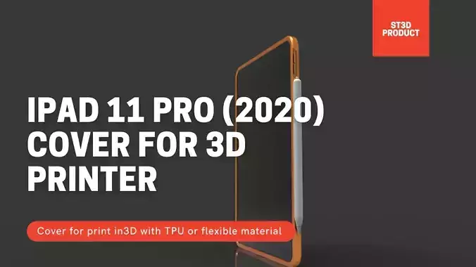 Cover for iPAD 11 pro 2020 for  3D print model