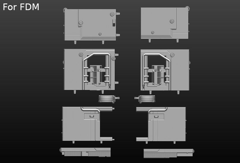 Space Shuttle file STL for 3D printer  3D print model_35