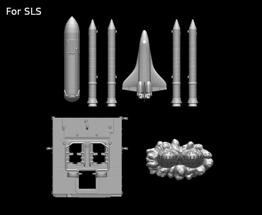 Space Shuttle file STL for 3D printer  3D print model_50