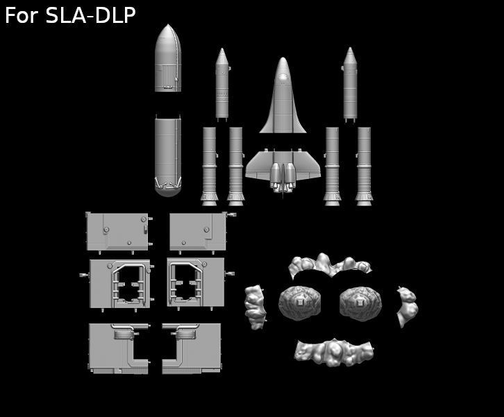 Space Shuttle file STL for 3D printer  3D print model_49