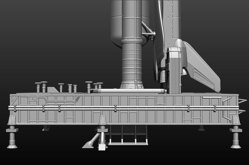 Space Shuttle file STL for 3D printer  3D print model_17