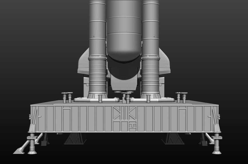 Space Shuttle file STL for 3D printer  3D print model_18