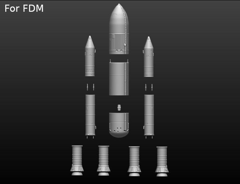 Space Shuttle file STL for 3D printer  3D print model_28