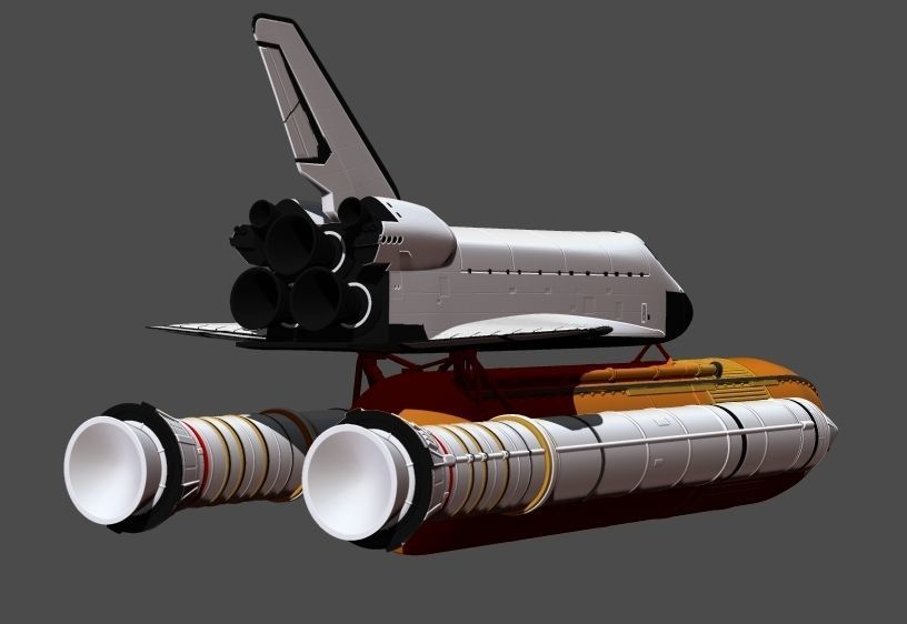 Space Shuttle file STL for 3D printer  3D print model_6