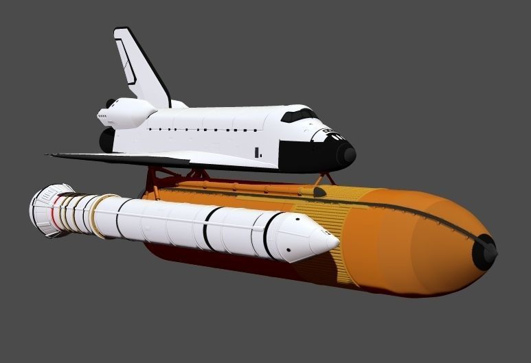 Space Shuttle file STL for 3D printer  3D print model_4