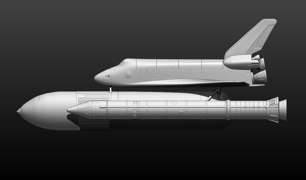 Space Shuttle file STL for 3D printer  3D print model_52