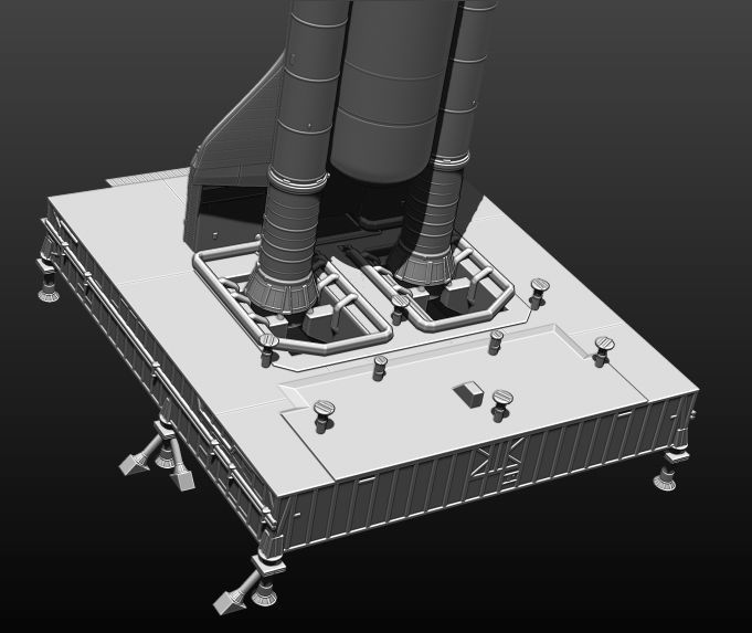 Space Shuttle file STL for 3D printer  3D print model_20