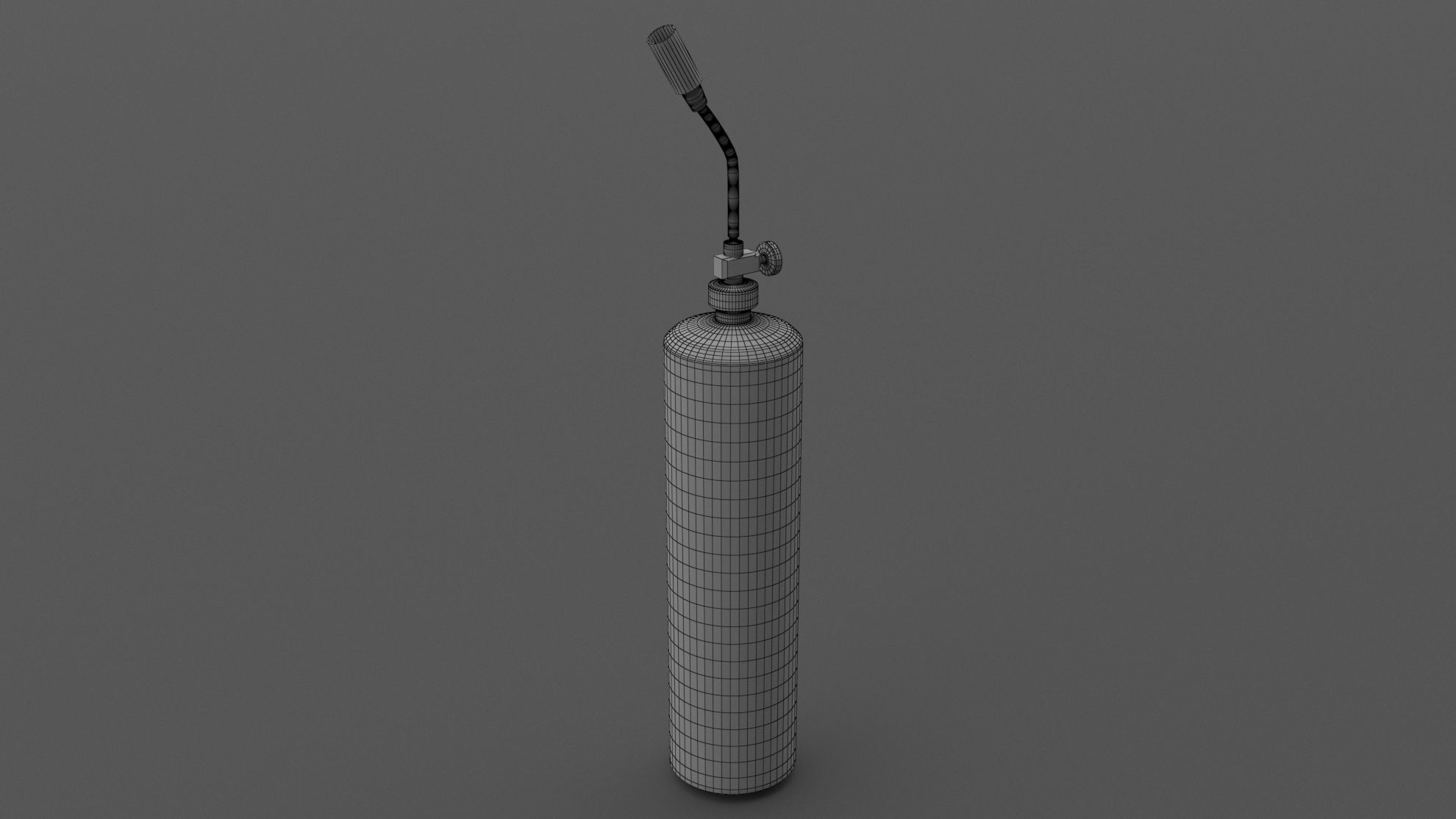 Gas Cylinder 02 Low-poly 3D model_5