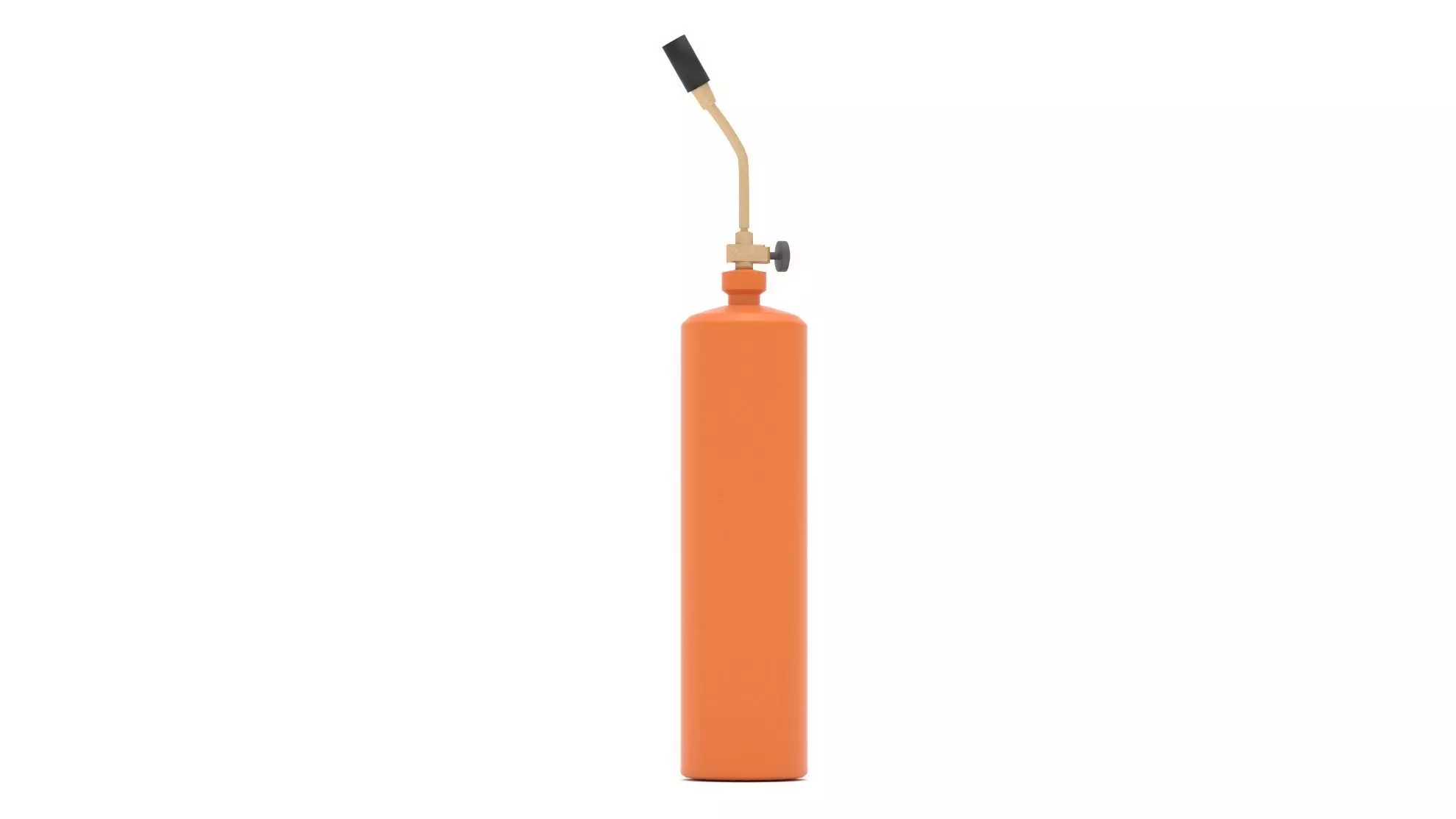 Gas Cylinder 02 Low-poly 3D model_0