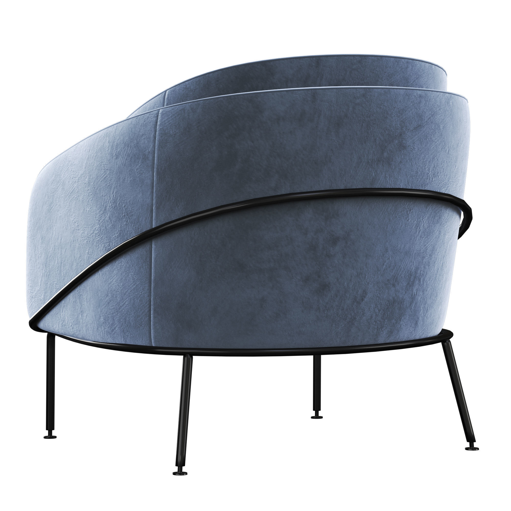 Angelo Lounge Armchair 3D model_9