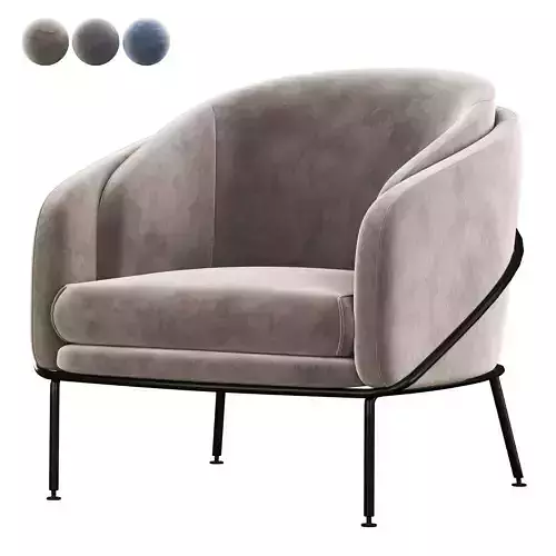 Angelo Lounge Armchair 3D model