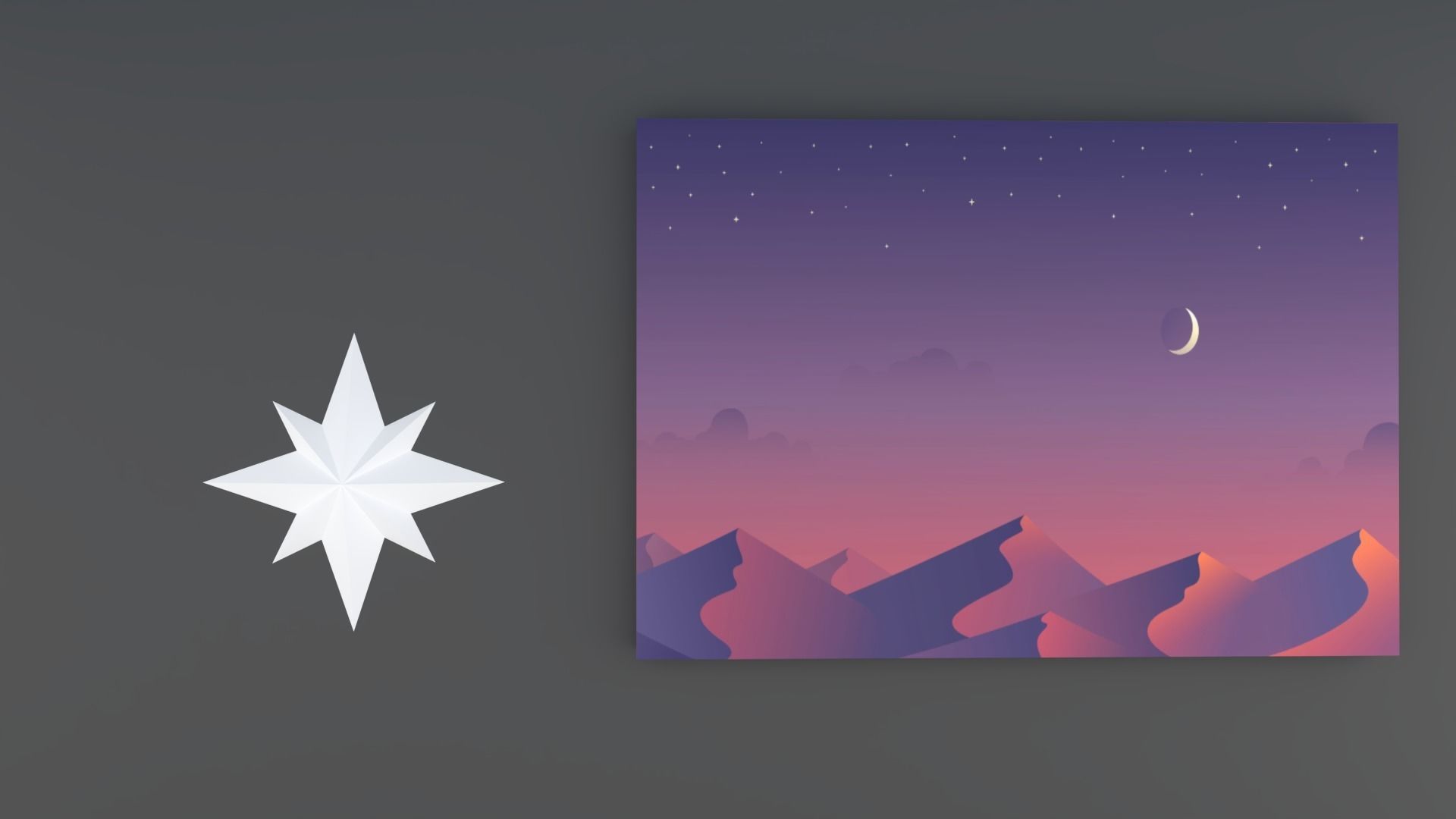 North Star 3D print model_3