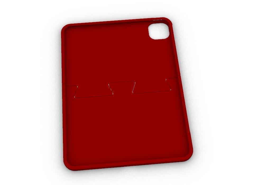 Cover for iPAD 11 pro 2020 divide in two part for 3D print model_9