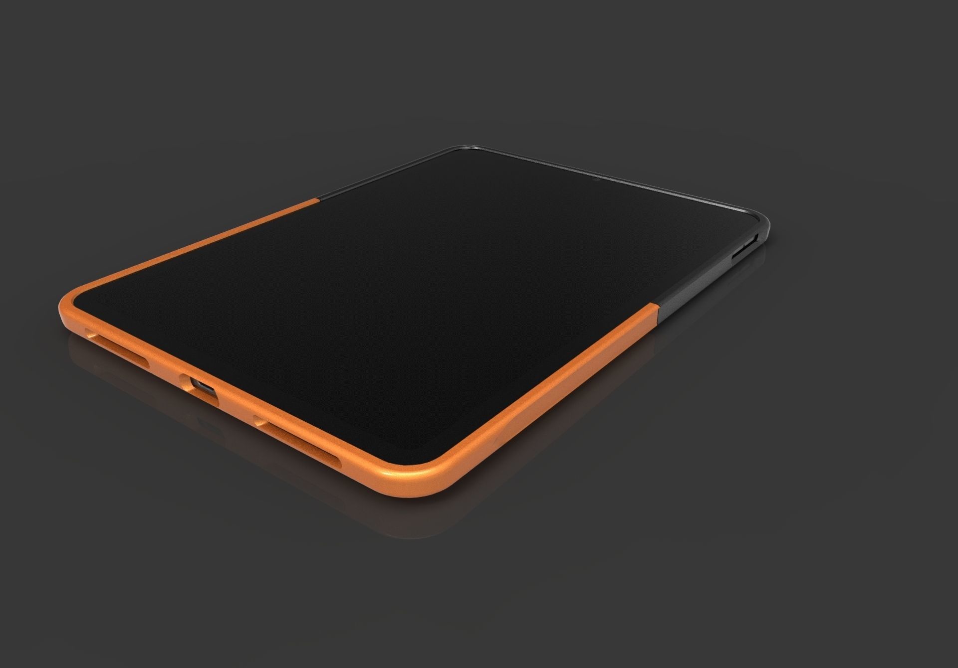 Cover for iPAD 11 pro 2020 divide in two part for 3D print model_4
