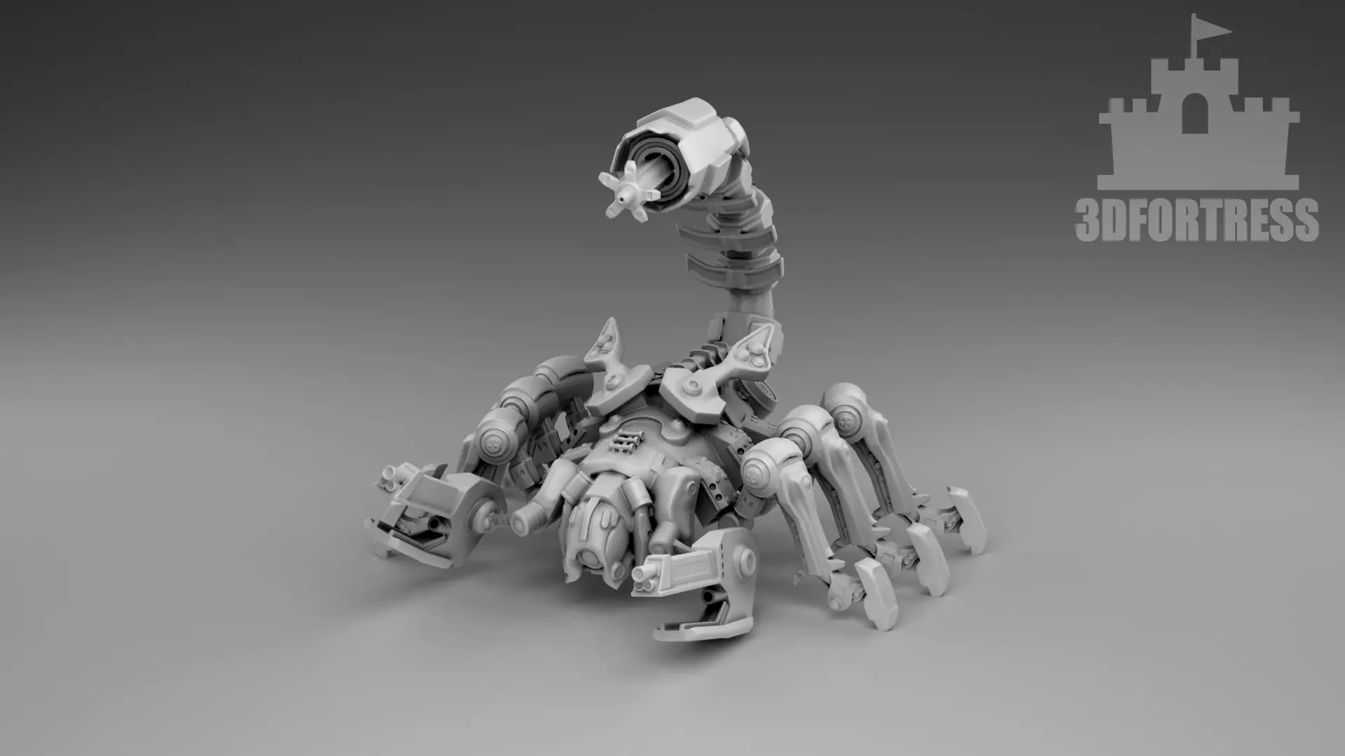 Robot scorpio 3D print model_0