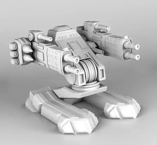 Turret-1 robot 3D print model