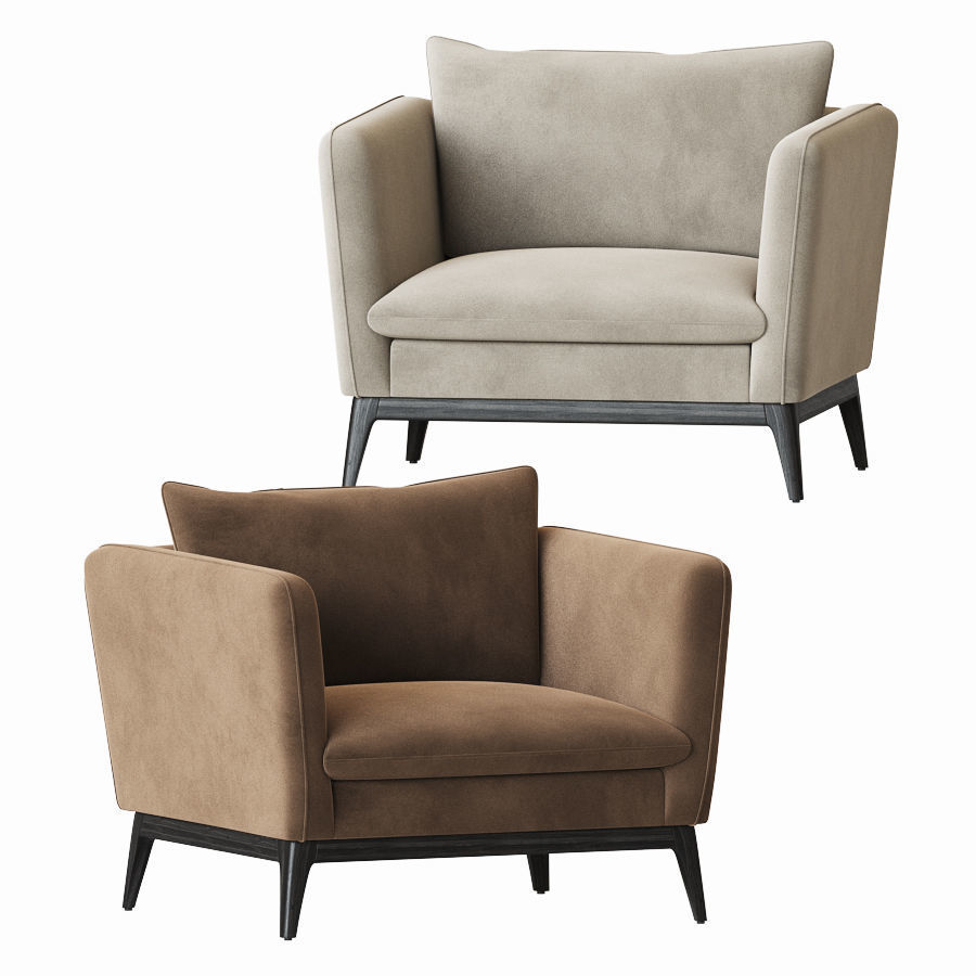 James Armchair Laredoute 3D model_2
