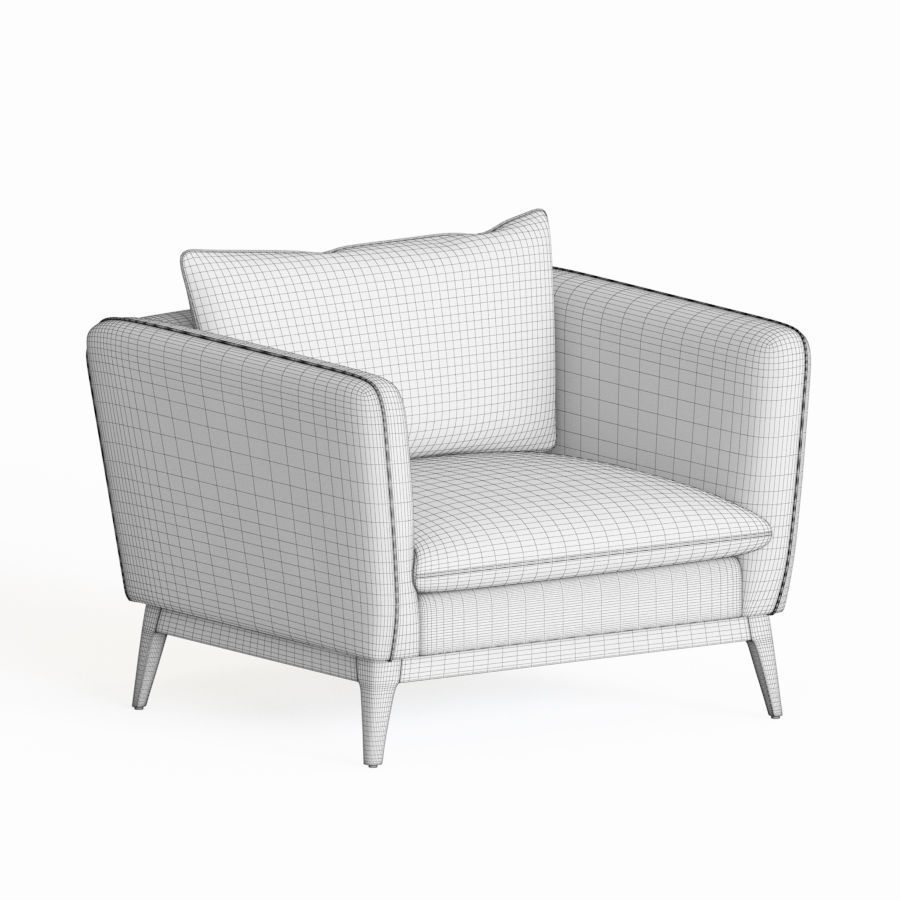 James Armchair Laredoute 3D model_3