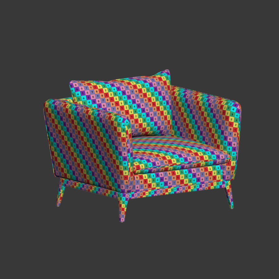 James Armchair Laredoute 3D model_4