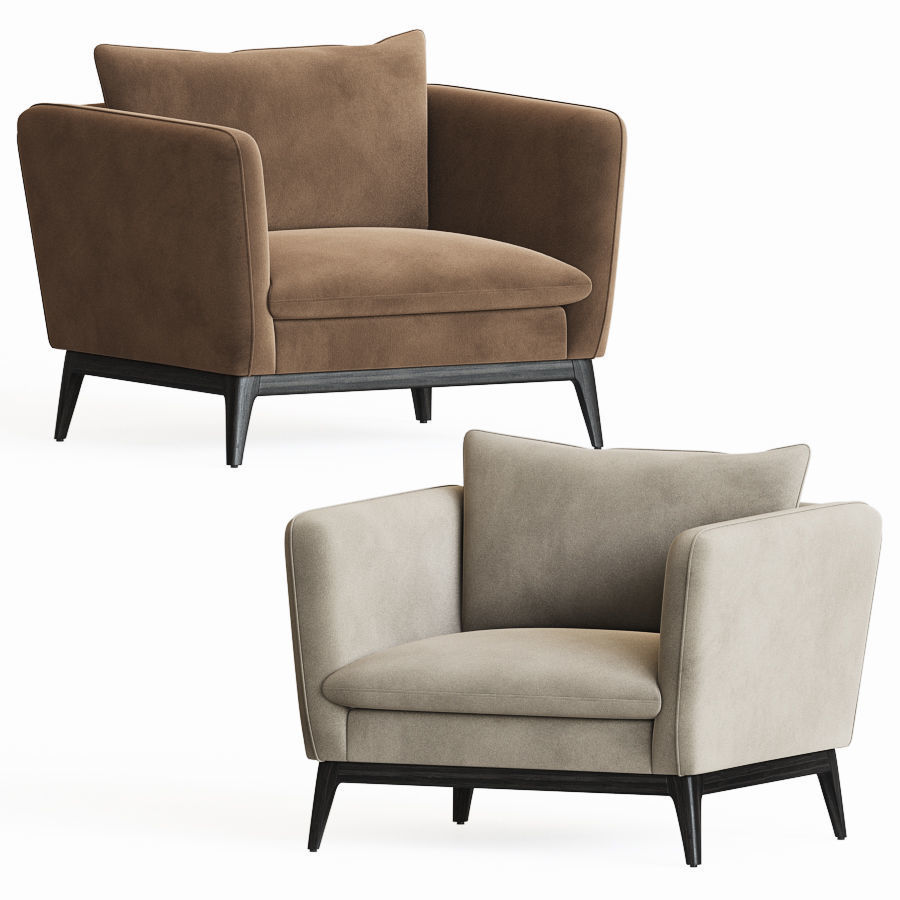 James Armchair Laredoute 3D model_1