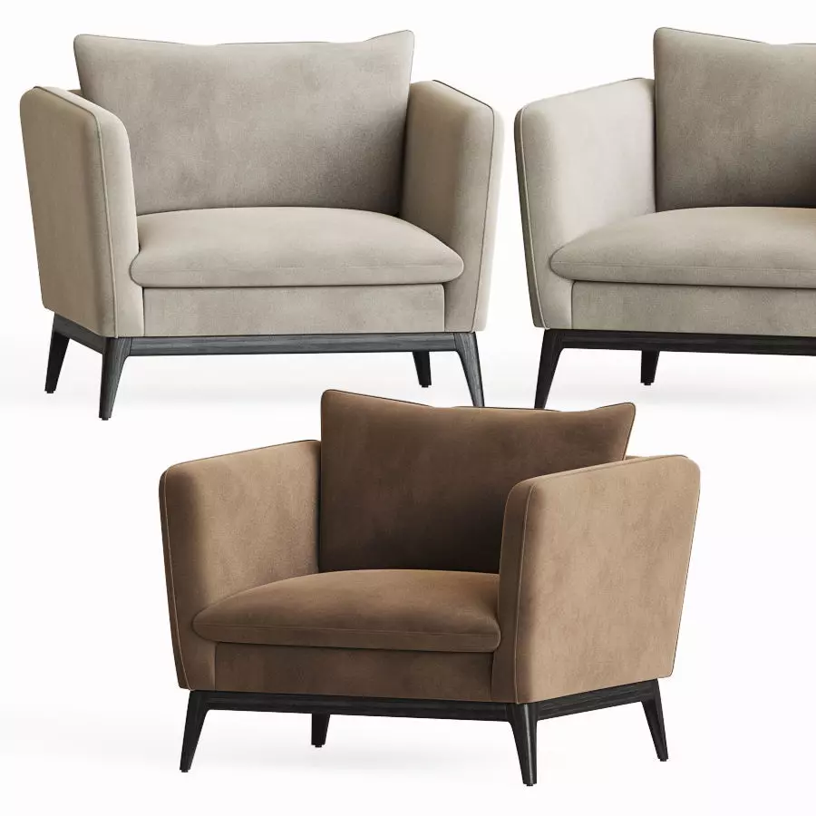 James Armchair Laredoute 3D model_0