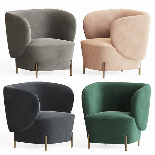 Labimba Armchair Sphaus 3D model