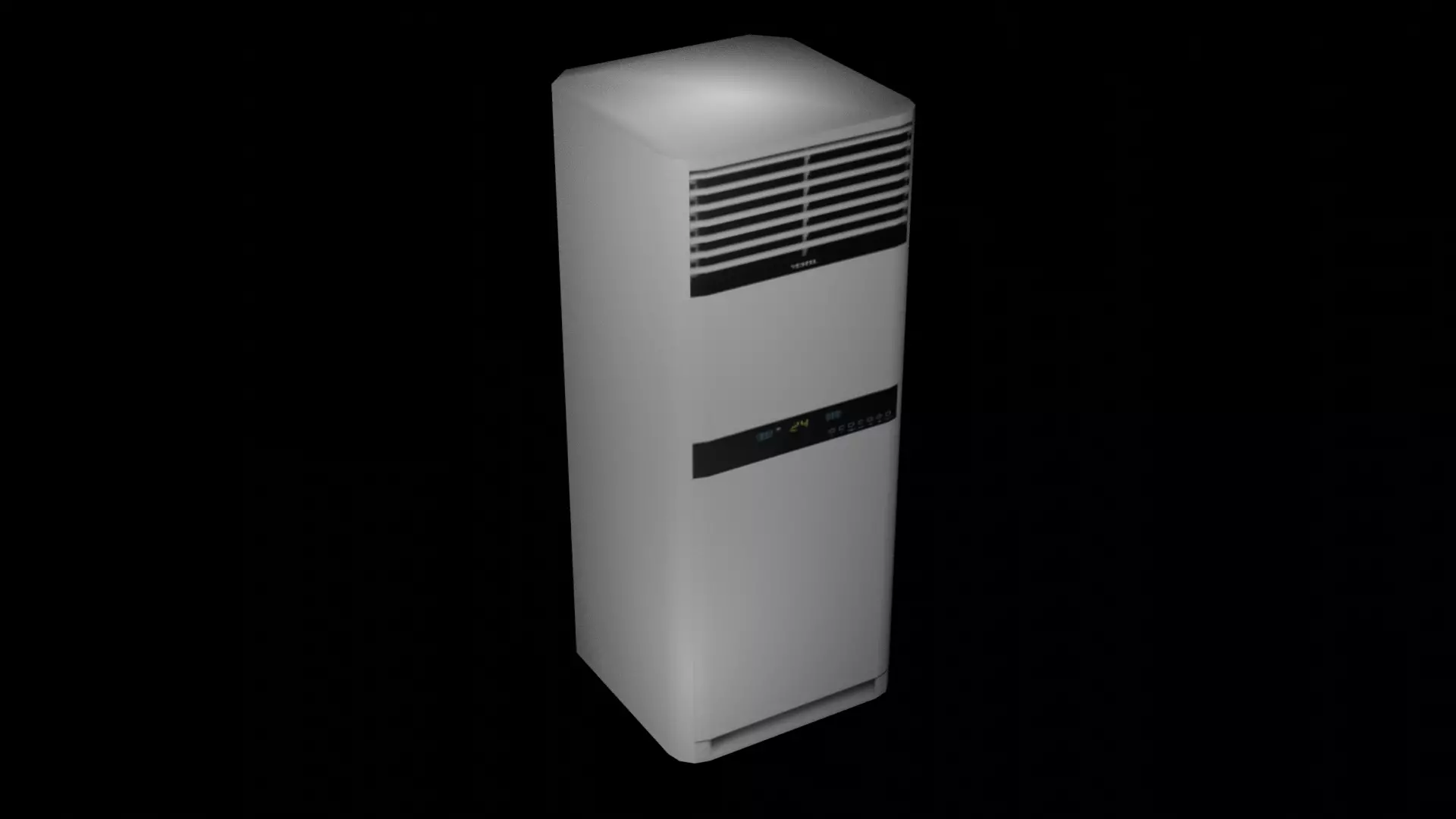 klima air conditioner Low-poly 3D model_0
