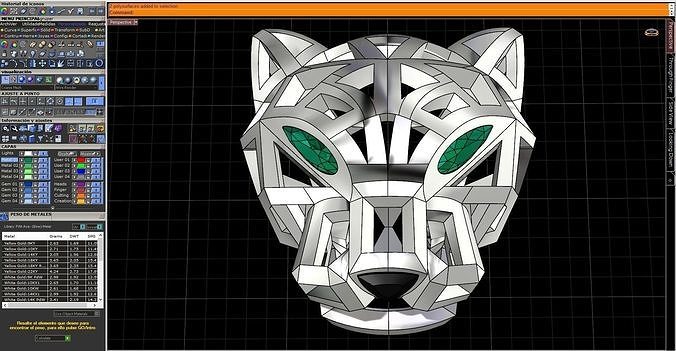 pantera colgante 3D print model