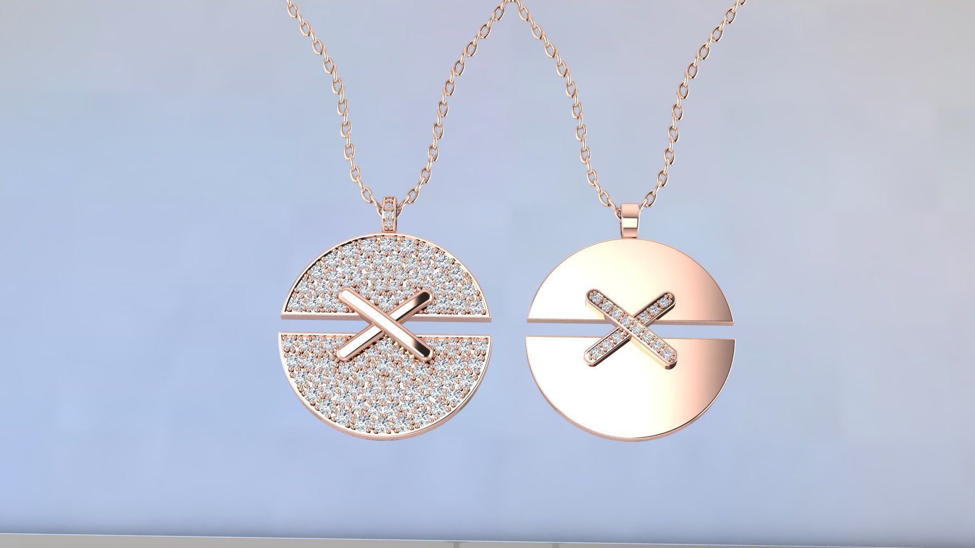 chumet pendant 3D model_2