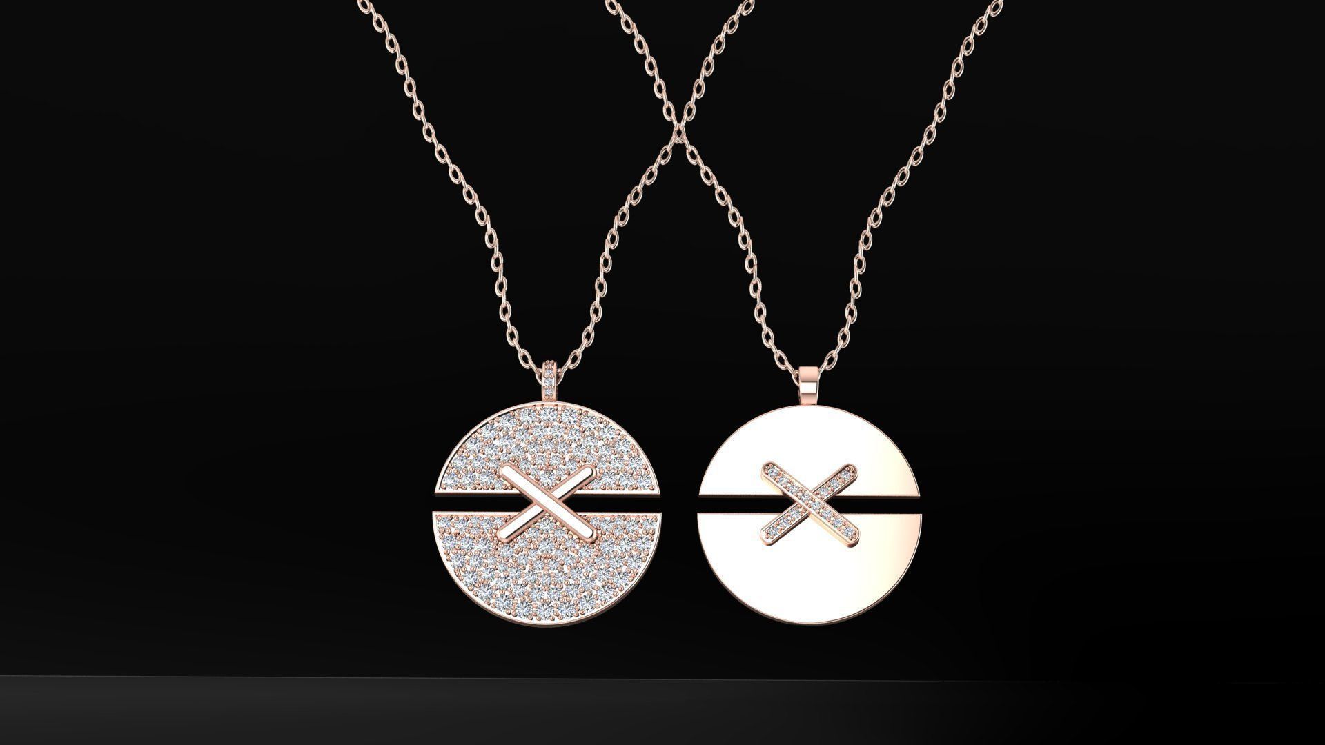 chumet pendant 3D model_5