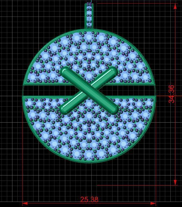 chumet pendant 3D model_7